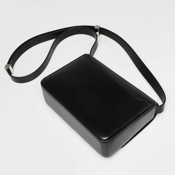 Givenchy Black Smooth Leather 4G Crossbody Bag - Picture 3 of 12